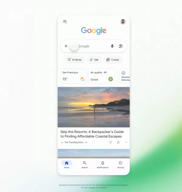 Google integriert die KI-gestützte Bildgenerierung mithilfe seines schnellen und kosteneffizienten Modells „Nano Banana2Lite“ in die KI-Übersichten der Suche. Derzeit ist diese Funktion nur auf Englisch verfügbar, wird aber in den kommenden Wochen weltweit eingeführt. Gleichzeitig erhält Google Bilder eine neu gestaltete Startseite mit einer dynamischen Echtzeit-Bildbibliothek und personalisierten Empfehlungen, zunächst für die Desktop-Version in US-Englisch, für die eine Anmeldung erforderlich ist.