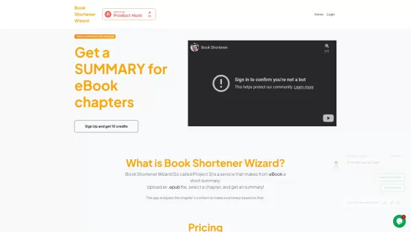 Book Shortener Wizard