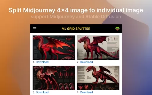 Image Splitter - Chrome Extension