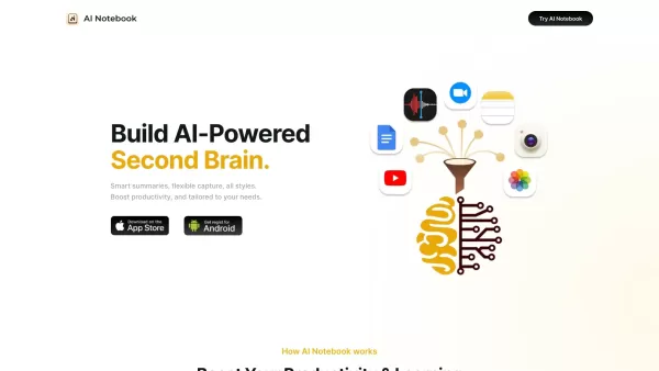 AI Notebook App