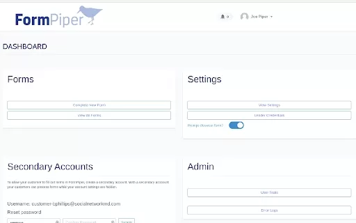 FormPiper - Chrome Extension
