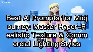 最適合 Midjourney 的 AI 提示語：掌握超真實紋理效果與商業照明風格