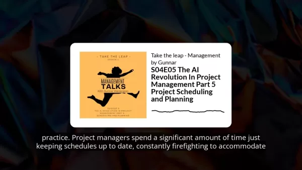 AI in Project Management: A Guide for Modern Scheduling and Planning