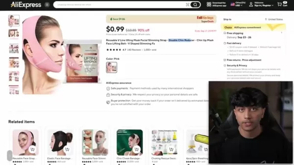Reusable V-line Lifting Mask