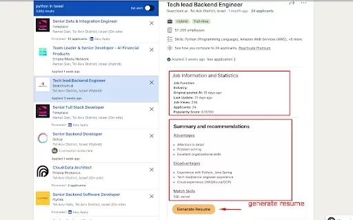Jobee - Your LinkedIn Job Search Assistant