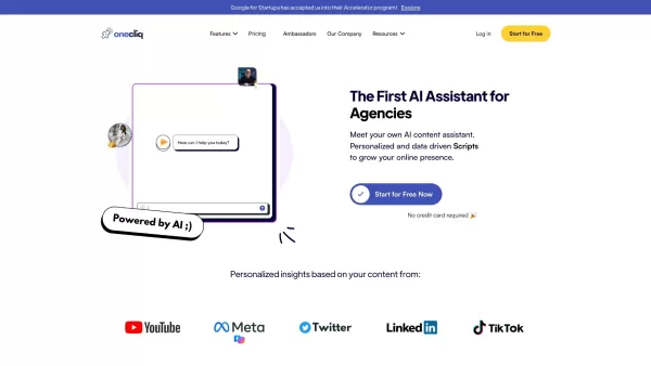 OneCliq.io AI Content Creation Genius
