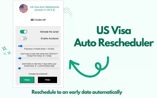 US Visa Slots Auto Check and Reschedule