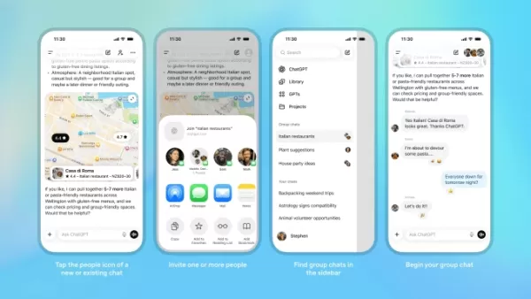 OpenAI launches global group chats for all ChatGPT users allowing up to 20 people to collaborate in a shared conversation This feature enables joint planning document creation and decision making with ChatGPT assisting in searches summaries and comparisons transforming the chatbot into a collaborative social platform