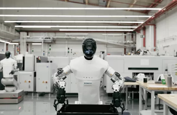 Siemens and Humanoid test HMND 01 Alpha for logistics tasks