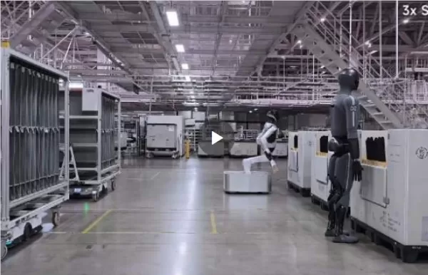 Mi robot achieved 98% success rate at self-tapping nut station in automotive manufacturing, just 1% from human pass rate, nearing permanent employee status. It also reached 90% success in new logistics tasks: center console panel sorting and tray folding recycling. Breakthroughs include full-body motion control, bionic dexterous hands, and active compliance for flexible industrial operations.