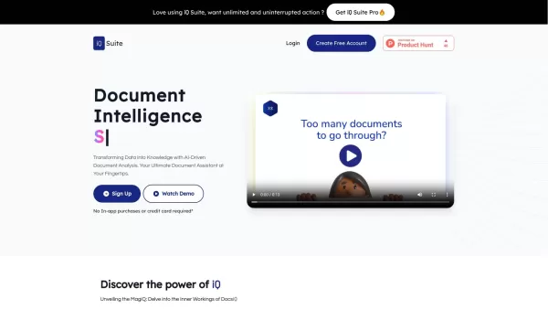 IQ Suite | Suite of AI powered Applications