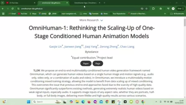 Omnihuman-1 : AI Deepfake 비디오 생성 혁명
