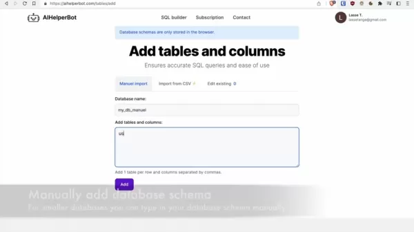 AIHelperBot: 高級AI驅動SQL查詢生成器