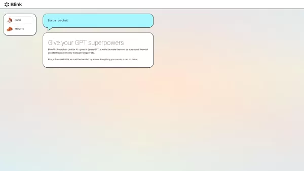 Blink - Blockchain Link for AI