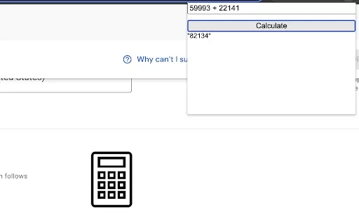 ChatGPT Calculator - Chrome Extension