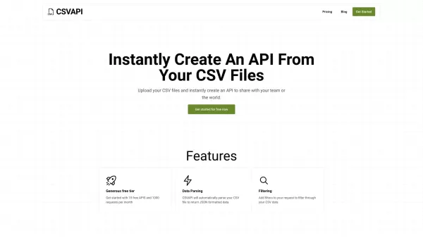 CSVAPI