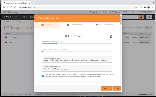 MTurk HIT Automation - Chrome Extension