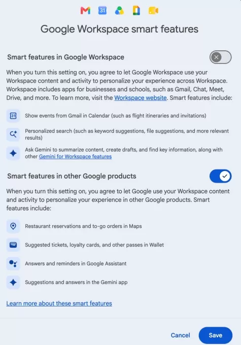 How to turn off AI in your Google Docs