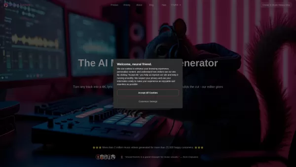 AI music video generator