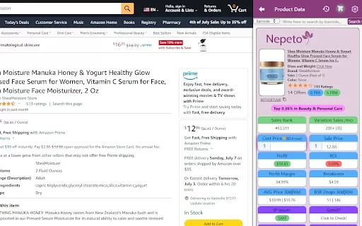 Nepeto - Chrome Extension
