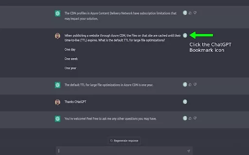 ChatGPT Bookmark - Chrome Extension
