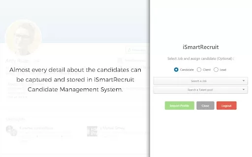 iSmartRecruit Profile Scanner - Chrome Extension