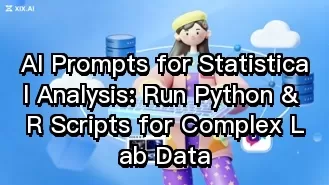 統計分析的 AI 提示語：執行 Python 與 R 腳本以處理複雜的實驗室數據