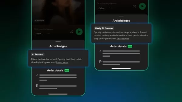 스포티파이는 ‘AI 페르소나’ 프로필에 해당 표시를 하고, 해당 프로필의 음악을 추천 대상에서 제외할 예정이다