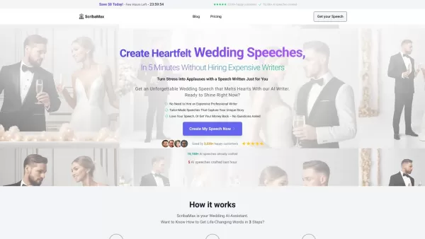 ScribaMax - AI-Powered Speech Writer