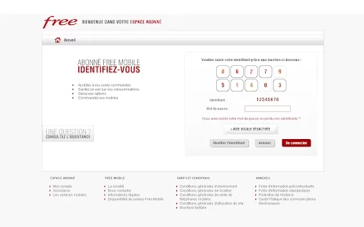 Free Mobile Auto Login - Chrome Extension