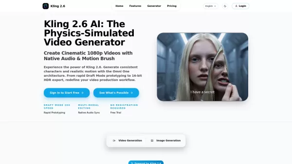 Kling 2.6 AI