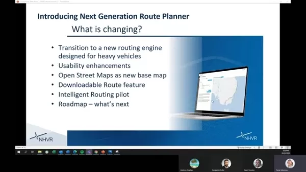 Understanding the NHVR Next Generation Route Planner