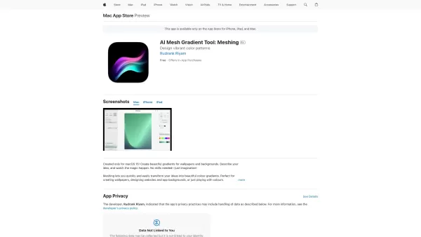 AI Mesh Gradient Tool: Meshing
