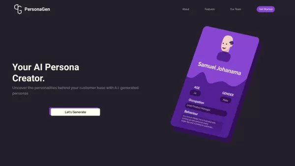 PersonaGen: AI User-Persona Generator