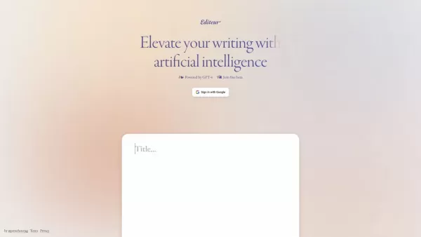 Editeur.ai