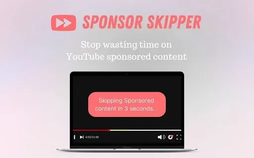Sponsor Skipper - for YouTube™