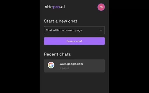 SitePro - Chrome Extension