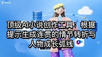 顶级AI小说创作工具:根据提示生成连贯的情节转折与人物成长弧线