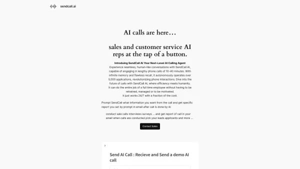 SendCall AI