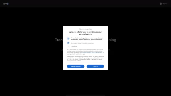 PPTAI - Free AI Presentation Maker