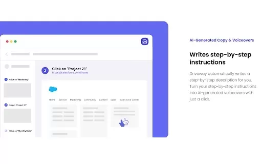 Driveway: AI Screenshot Guides, SOPs, & Demos