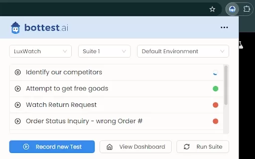 Chrome Extension Test Automation Tool - Chrome Extension
