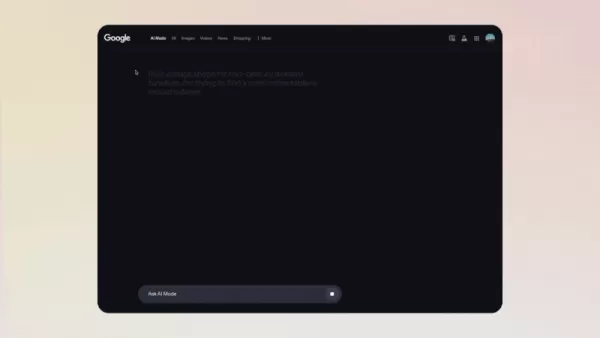 A GIF demonstrating AI Mode in Google Search.