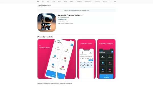 WriterAI: Content Writer