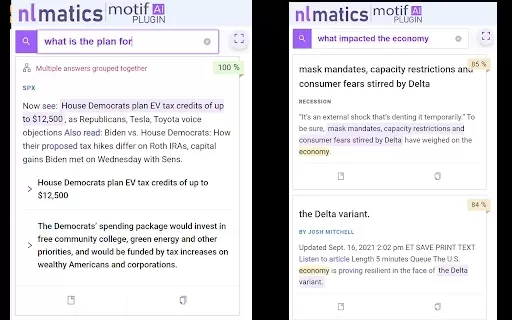 NLMatics Motif Plugin
