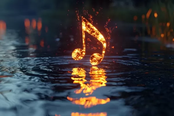 AI-generated music production