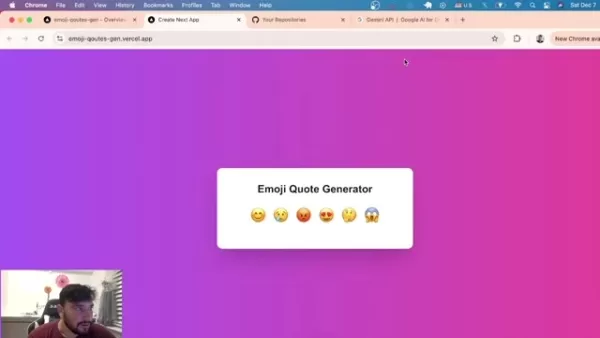 Build an AI-Powered Emoji Quote Generator Using Next.js and Gemini API