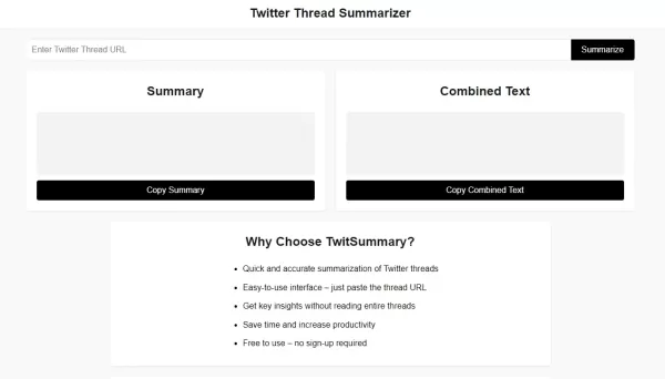 Twitter Thread Summarizer