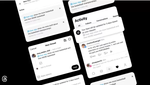 Meta has launched Dear Algo on Threads in the US New Zealand Australia and the UK letting users directly instruct the algorithm via open posts Starting with Dear Algo users command preferences like show more sports or avoid spoilers to shape their feed for three days They can also import preferences by sharing others posts The feature offers time limited personalized control over content recommendations