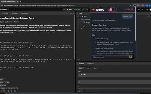 Alguru - Chrome Extension